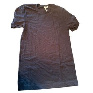 Canvas Bella + Canvas Black Basic Crew Neck Short Sleeve T Shirt XS Unisex